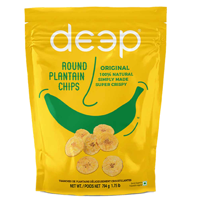 ROUND PLANTAIN CHIPS (ORIGINAL) - 170GM / 340GM / 794GM